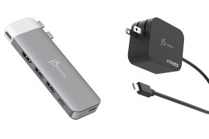 j5create、MacBook Pro/AirのMagSafe 3充電ポートを遮らない6in1アダプタ