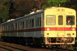 関東鉄道キハ310形、7月引退 - 「さよなら記念ヘッドマーク」掲出