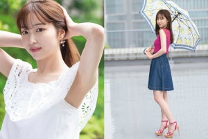 『めざまし』お天気キャスター・林佑香、初のグラビア撮影でフレッシュな魅力