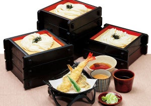 味の民芸で「手延べうどん食べ放題」開催! 2時間制で1,680円〜天ぷら付き