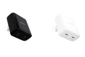 AUKEY、USB-Cポート×2を横並びに配置したPD 35W出力の充電器