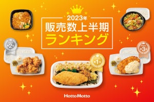 「ほっともっと」持ち帰り弁当、2023年上半期販売数ランキング発表!