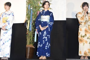 桜田ひよりら、艶やかな浴衣姿で魅了　齊藤なぎさの大食いエピソードに会場驚き