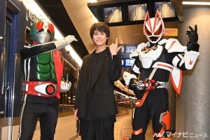 『THE仮面ライダー展』大阪会場・特別列車セレモニーで仮面ライダージオウ奥野壮がファンと交流「なんか、来てくれる気がする！」