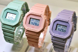 G-SHOCK、定番スクエアを小ぶりにしたワントーン「GMD-S5600BA」