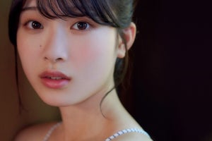 NGT48次世代エース・小越春花、19歳初ソログラビアで美デコルテあらわ「いつもとは違う自分」