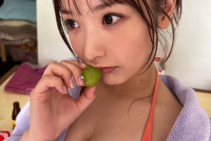 元AKB48藤園麗、初水着グラビアに反響「緊張と不安で…」　オフショット初公開