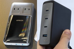 Anker初の画面付き電源タップなど、据置型のUSB PD 3.1対応充電器