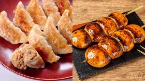 焼きまんじゅう×餃子のコラボ「焼きまんじゅうのタレを使った甘味噌肉餃子」が限定発売!