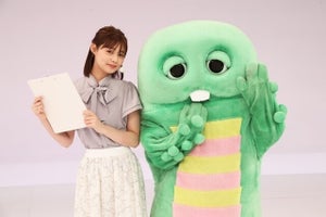 ガチャピン、芸人たちの動きに困惑「笑いを我慢するのが大変でしたー」