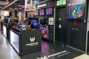 日本エイサー、ソフマップAKIBAパソコン・デジタル館「Predatorコーナー」をリニューアル