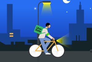 Uber Eats、全国12都市で24時間営業を開始 - ローソン、ローソンストア100、なか卯、松屋、吉野家が対応