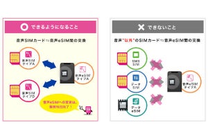 IIJmio、「ギガプラン」の音声SIMカードからeSIMへの交換に対応