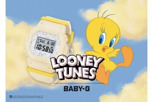 BABY-G×TWEETY、レトロカラー＆コミカルデザインのコラボモデル