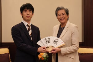 藤井聡太叡王、AMD CEOのリサ・スー氏と念願の対面