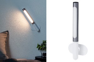 壁に取り付け／手持ちで使える2WAYのLEDライト、タッチ操作で調光も