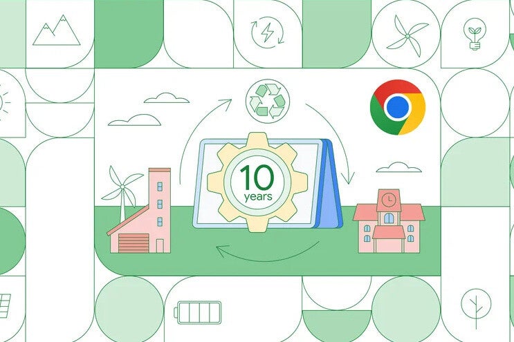 Chromebookの無料アップデート期間が10年へと大幅延長 - 2021年以降の全モデル対象