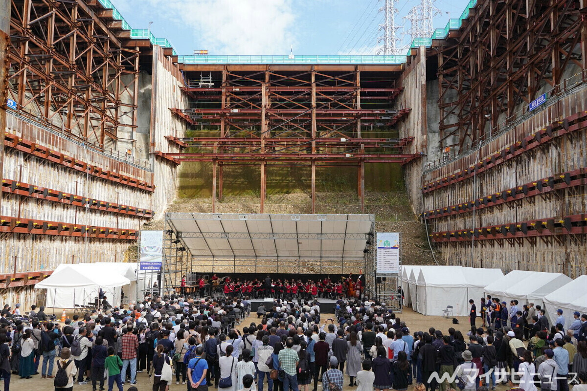 JR東海、中央新幹線「神奈川県駅」現在の様子は - コンサート開催