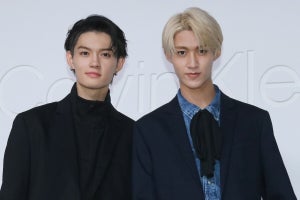 M!LK佐野勇斗＆曽野舜太、ジャケットコーデで魅了　写真撮影で笑顔ショットも