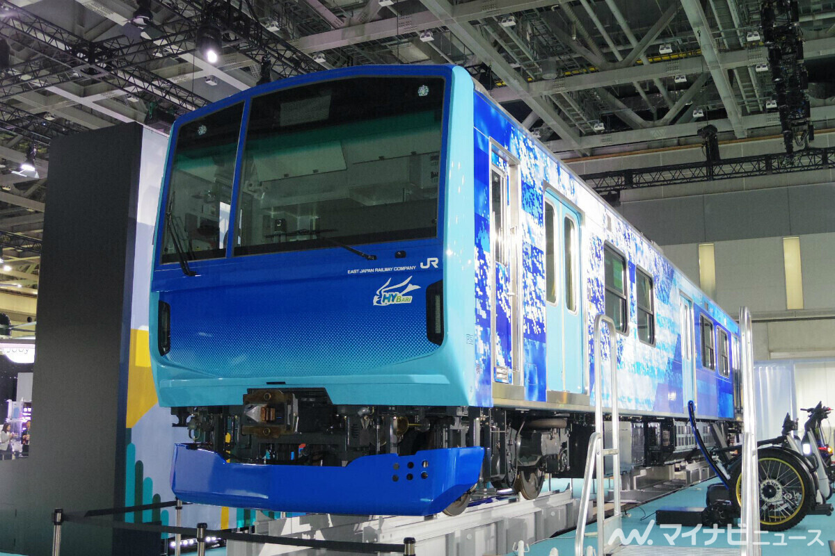 JR東日本FV-E991系「HYBARI」なぜ「JAPAN MOBILITY SHOW」会場に?