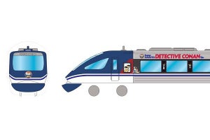 「スーパーはくと」に『名探偵コナン』をラッピング、12/3運行開始