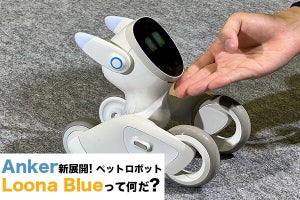 アンカーが投入するペットロボット「Loona Blue」ってなんだ? 実際に見てきた