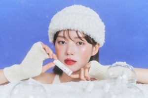 【アンド バイ ロムアンドのホリデーがかわいすぎる…!!】韓国コスメ・ロムアンド×ローソンで人気のブランドから、キラキラのラメ入りホリデー新作「グラッシーポムティント」2色が登場!