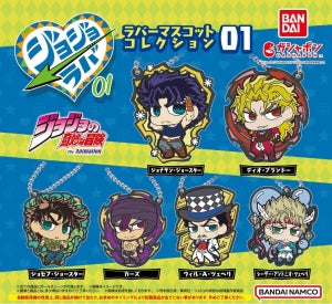 【ジョジョラバ】『ジョジョ』の人気キャラがラバーマスコットになってガシャポンに登場! -「ジョナサン・ジョースター」など全6種