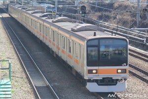 JR東日本209系1000番代、常磐線を走行 - 録音専用列車イベントなど