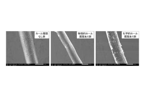 アイラッシュカーラーやまつ毛パーマによるキューティクル損傷を確認 - コーセー、ミルボン