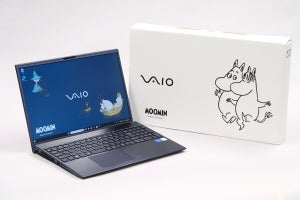 VAIO F16 / F14に『ムーミン』コラボモデル登場！ 長く使えるコラボデザインの実機をチェック