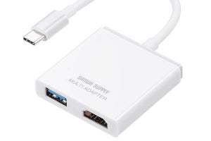 HDMI端子を増設、iPhone 15でも使えるコンパクトなUSB Type-Cハブ