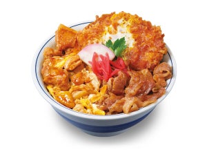 カツ丼・牛丼・親子丼ぜんぶ食べられる「かつやのトリプルカツ丼」が登場! 夢の"肉丼"三拍子