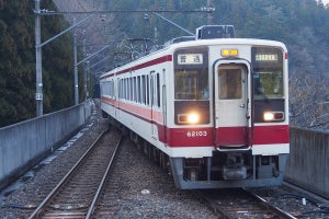 野岩鉄道「やがぴぃカー」6050型改修車両、畳席・運転台席など設置