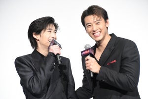 高橋文哉、汗が止まらず途中退出も笑顔で再登壇　竹内涼真&須賀健太が名フォロー