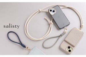 Hamee、「salisty」から新デザインのスマホ用ショルダーストラップ／ハンドストラップ