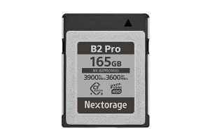 世界最速の8K撮影/RAW連写向けCFexpress 4.0 Type Bカード、Nextorageから