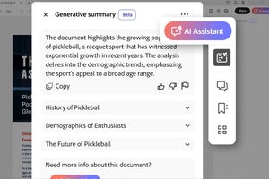 Adobe「Acrobat」にAIアシスタント、長文PDFを速やかに要約、質問に回答