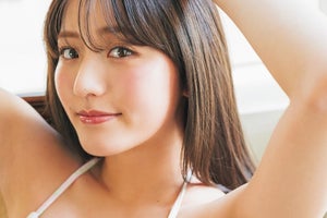 蓼沼優衣、春の日差しのなか水着姿で美ボディ解放　『SPA!』美女図鑑に登場