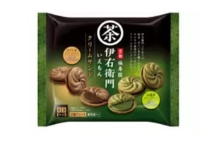 「伊右衛門 クリームサンドアソート」発売 - 抹茶&ほうじ茶の味が楽しめる