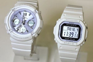 カシオ「BABY-G」、スペシャルポーチ付属で春らしいさわやかな2モデル