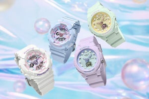 カシオ「BABY-G」、バーチャル＆ドリーミーな新作を4モデル