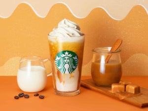 スタバ新作「キャラメリーミルクコーヒーフラペチーノ」「ピンク フルーツ チアアップ」販売