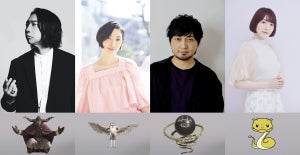 『アクマゲーム』諏訪部順一、坂本真綾、中村悠一、花澤香菜が声の出演