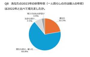 賃上げ収入増は大手・高年収に多く、中小や低年収は低調 - 5年後の収入予測は?