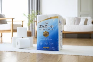 大王製紙から最高品質のトイレットペーパー「Theエリエール」が誕生! 柔らかいのに破れにくい