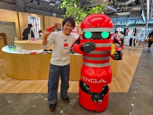 「ハラカド」に“本能がワクワクする”体験型のTENGA LANDが誕生-アイテム流れる店内、遊び心あふれる仕掛けも