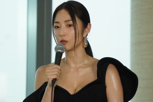 MEGUMI、胸元ざっくりドレスで色気振りまく　20歳年下に誘惑される人妻役に挑戦