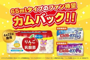 待望のカムバック!! 日清ヨーク「りんご乳酸菌」が4月22日に発売