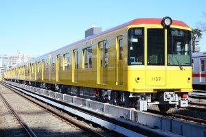 東京メトロ銀座線1000系特別仕様車、イベント走行でさらにレトロに